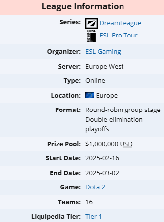 《dota2》梦幻联赛S25最新赛程信息介绍2